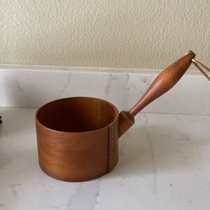 Vintage Shaker Style Bentwood Pantry Bowl Dipper with Handle